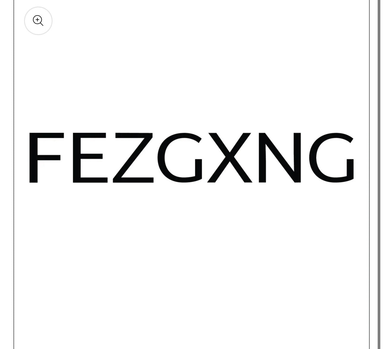 BLOCK FONT FEZGXNG STICKER - 15CM